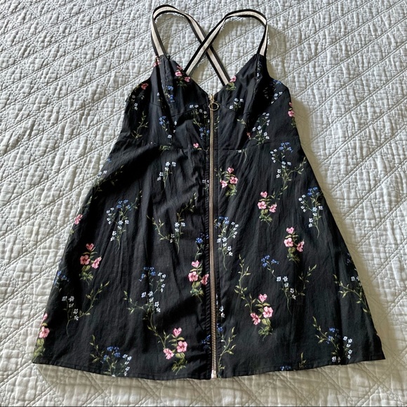 For Love and Lemons Floral Zip Dress - Picture 3 of 9